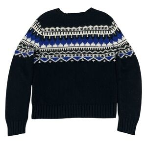 Vintage Black Ralph Lauren Knitted Crew Neck Sweater (S)